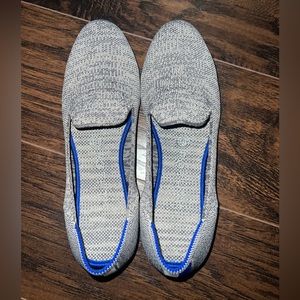 New  Women's Rothy’s The Loafer Taupe Grey Heather Washable